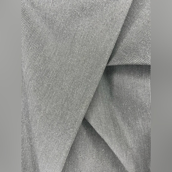 D14.20 Acote Pinstripe Crossover Skirt Charcoal Size 1 - Picture 4 of 5